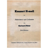 Konzert h-Moll für Akkordeon und Orchester