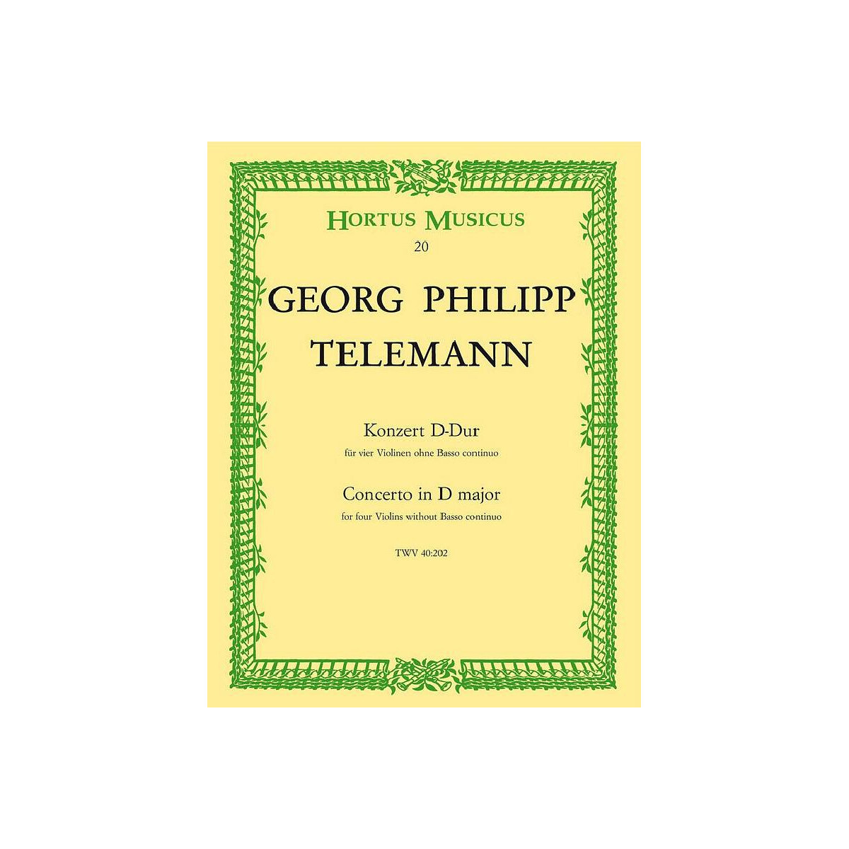 Konzert für 4 Violinen ohne Bc box