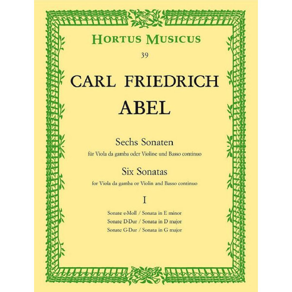 6 Sonaten Band 1 für
