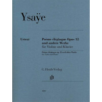 Poème élégiaque op.12 und andere Werke