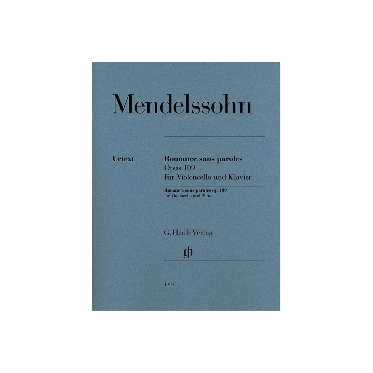 Romance sans paroles op.109