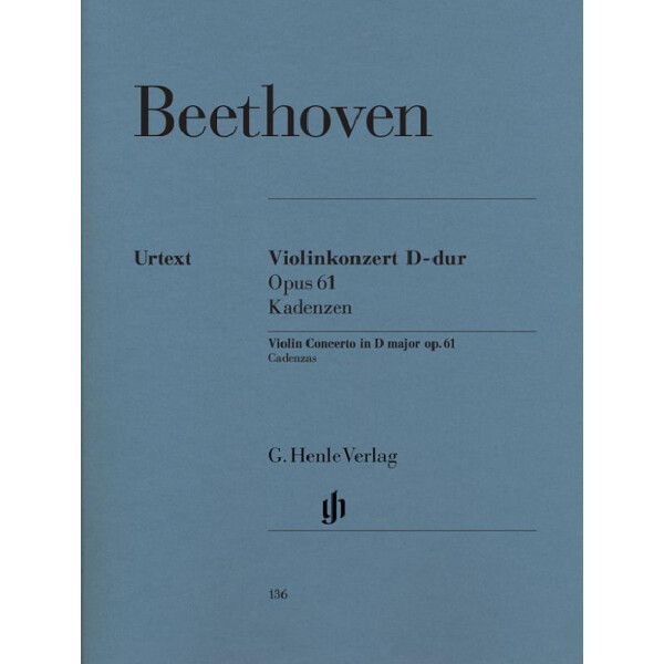 Kadenzen zum Violinkonzert op.61