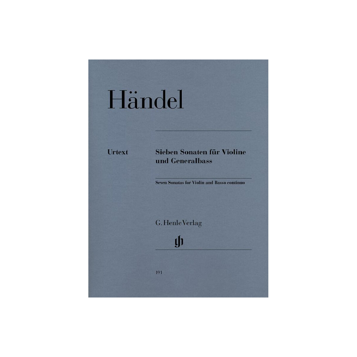 7 Sonaten für Violine und Bc box