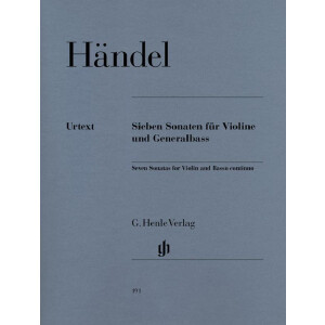 7 Sonaten f&uuml;r Violine und Bc