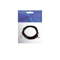 Omnitronic XLR Kabel 3pol 10m sw/rt