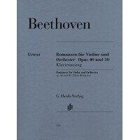 Romanzen op.40 und op.50 für Violine und Orchester