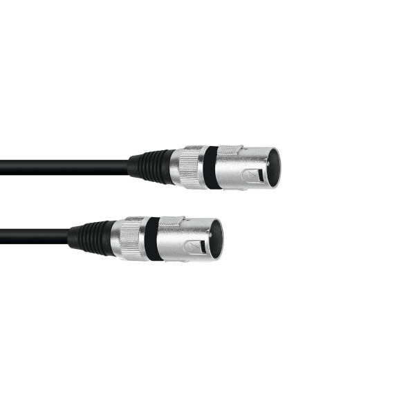 Omnitronic Adapterkabel XLR(M)/XLR(M) 0,2m sw
