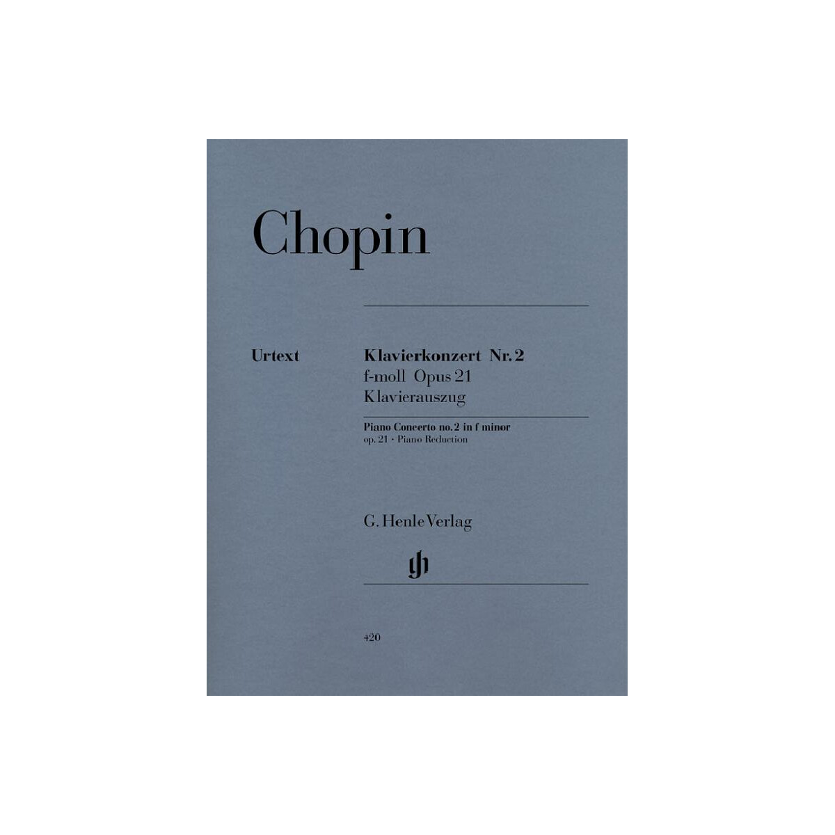 Konzert f-Moll Nr.2 op.21 für Klavier und Orchester