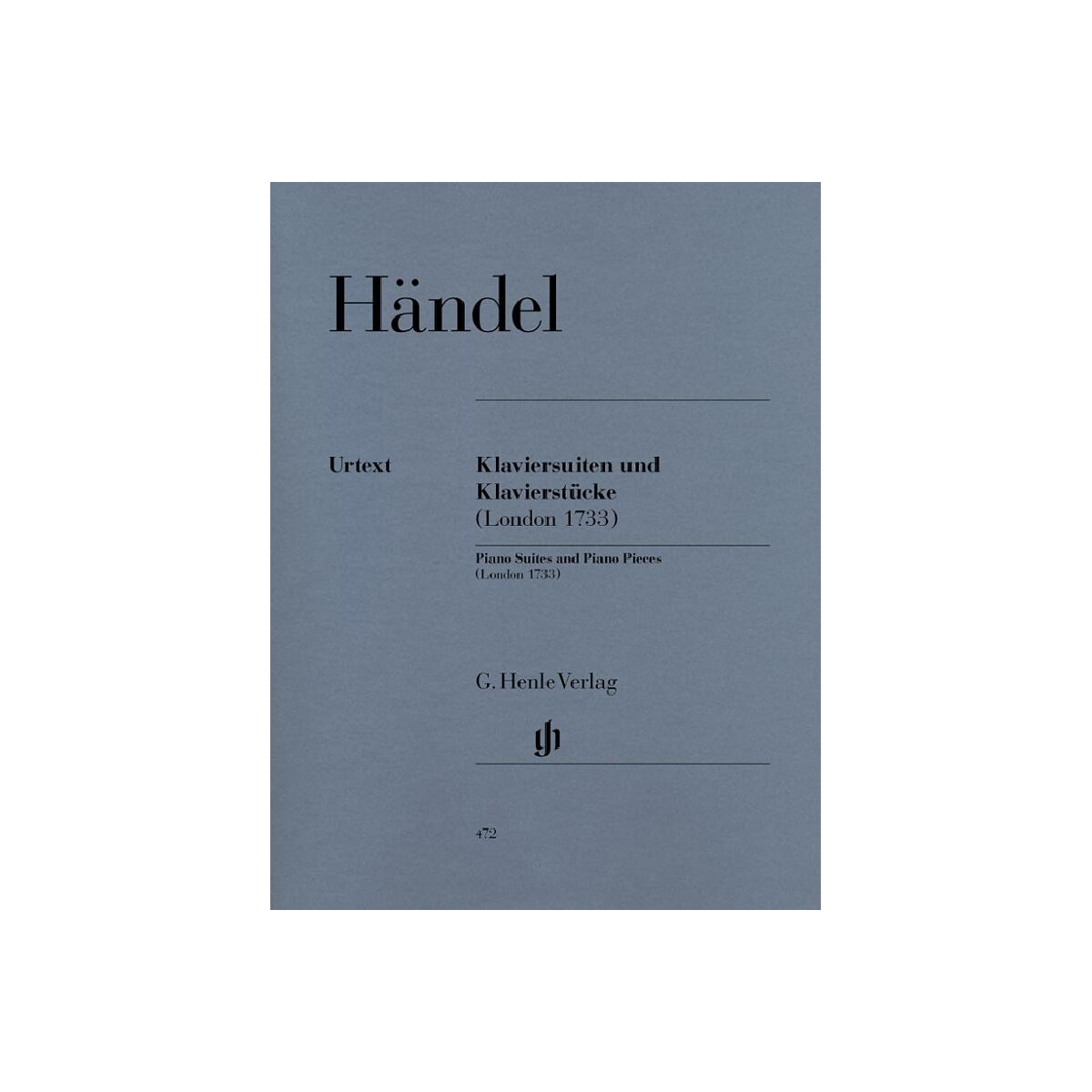 Klaviersuiten und Klavierstücke HWV434-442 (London 1733