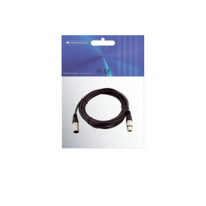 Omnitronic XLR Kabel 5pol 5m sw