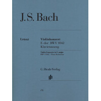 Konzert E-Dur BWV1042 für Violine und Orchester