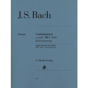 Konzert a-Moll BWV1041 f&uuml;r Violine und Orchester