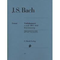 Konzert a-Moll BWV1041 für Violine und Orchester