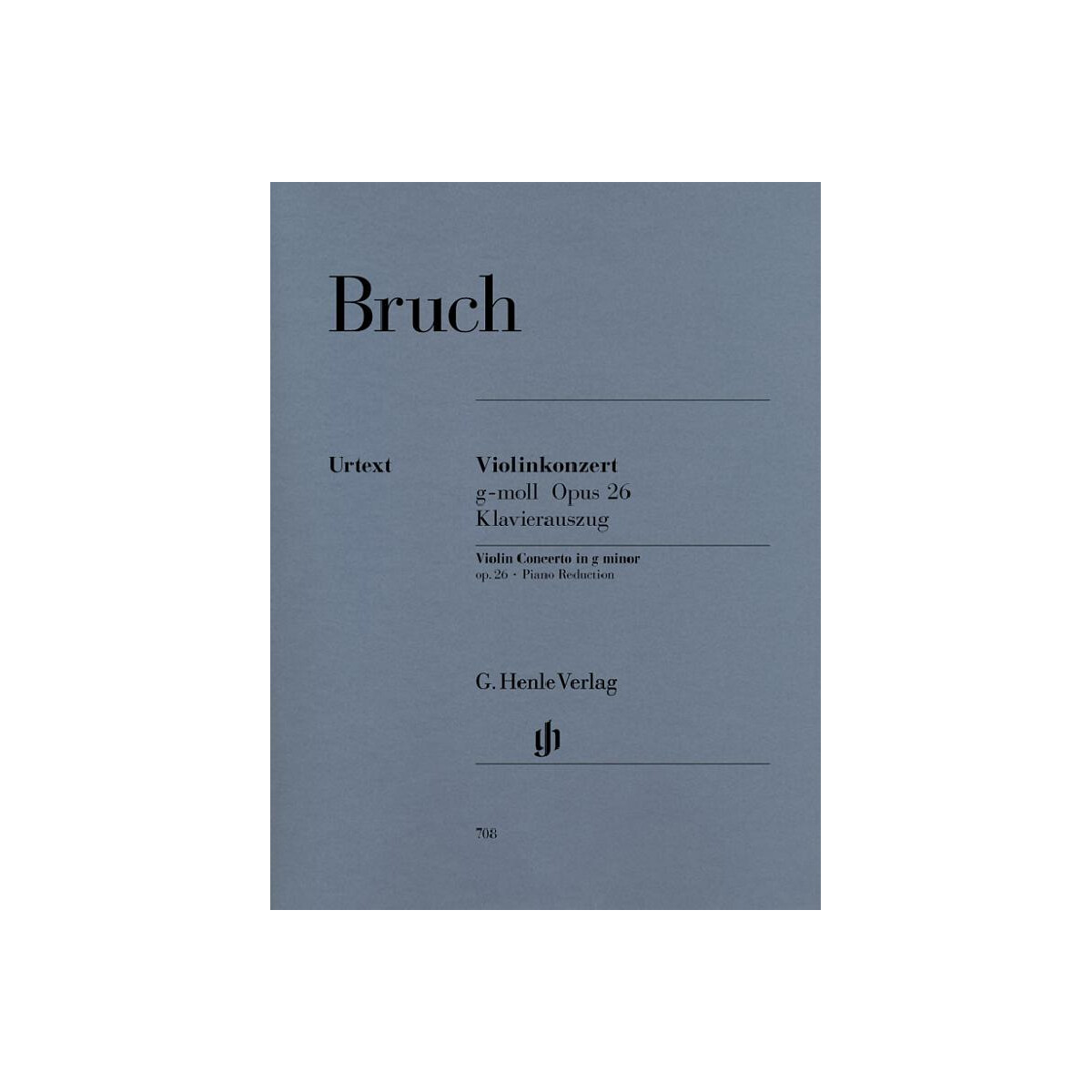 Konzert g-Moll op.26 für Violine und Orchester