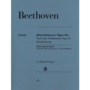 Konzert D-Dur op.61a f&uuml;r Klavier und Orchester