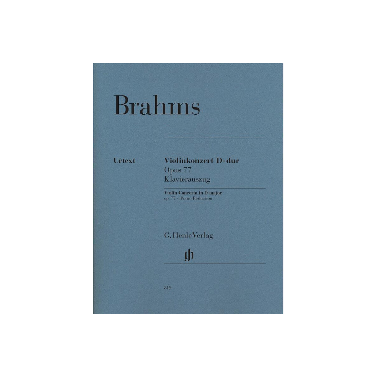 Konzert D-Dur op.77 für Violine und Orchester