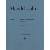 6 Kinderstücke op.72
