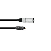 Omnitronic Adapterkabel Cinch/XLR(M) 2m sw