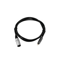 Omnitronic Adapterkabel Cinch/XLR(M) 2m sw