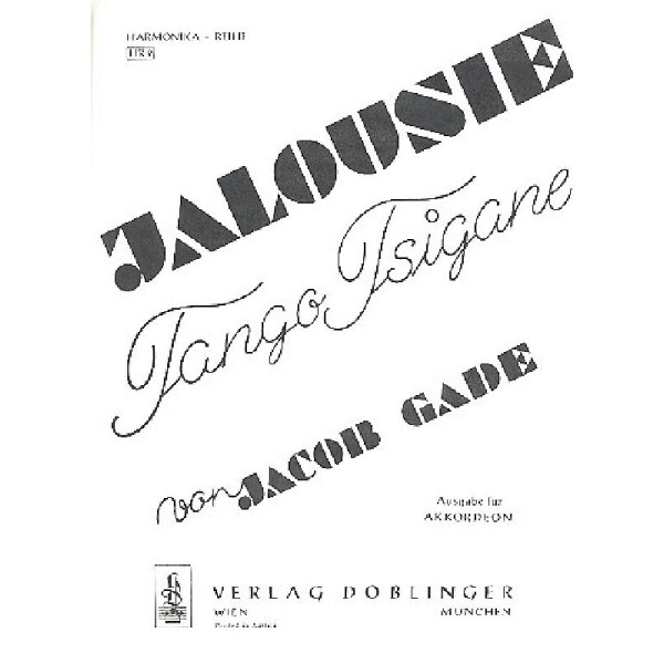 Jalousie für Akkordeon