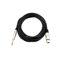 Omnitronic Adapterkabel XLR(F)/Klinke mono 2m sw
