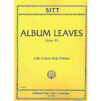 Album Leaves op.39 for viola and