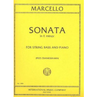 Sonata e minor for double bass