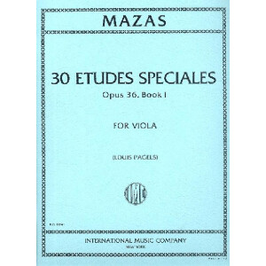 Etudes op.36 vol.1 for viola