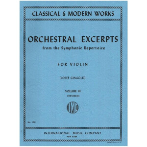 Orchestral Excerpts from the symphonic