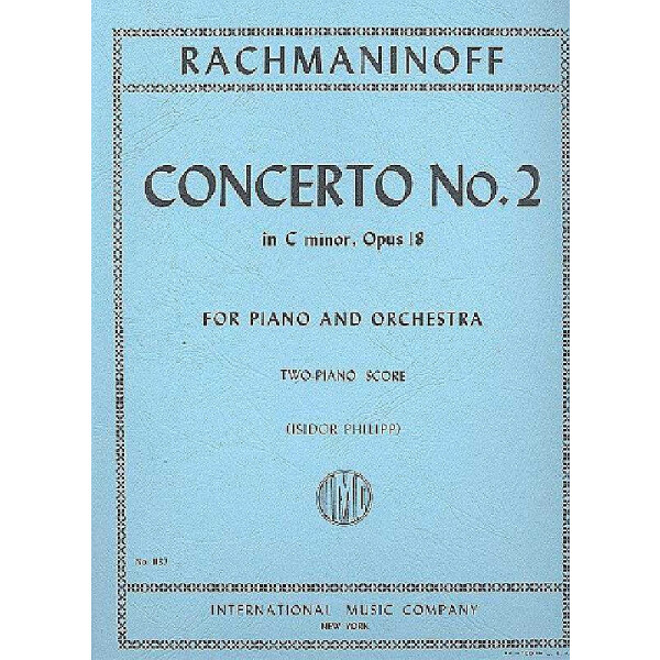 Concerto op.18 no.2 in c Minor for piano and orchestra