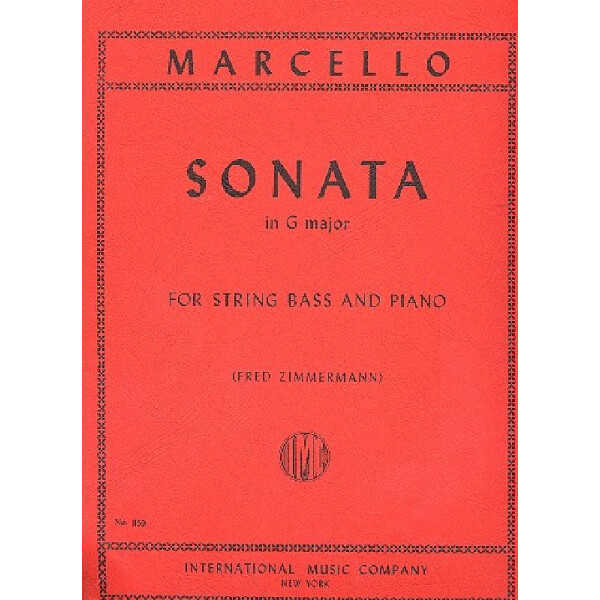 Sonata G major for double bass