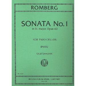 Sonata B flat major op.43 no.1