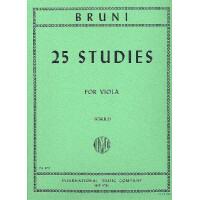 25 Studies for viola solo