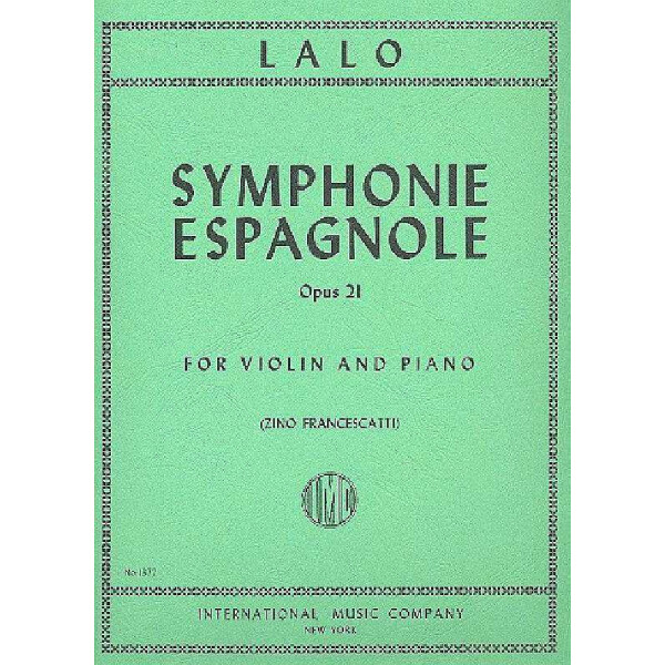 Symphonie espagnole op.21