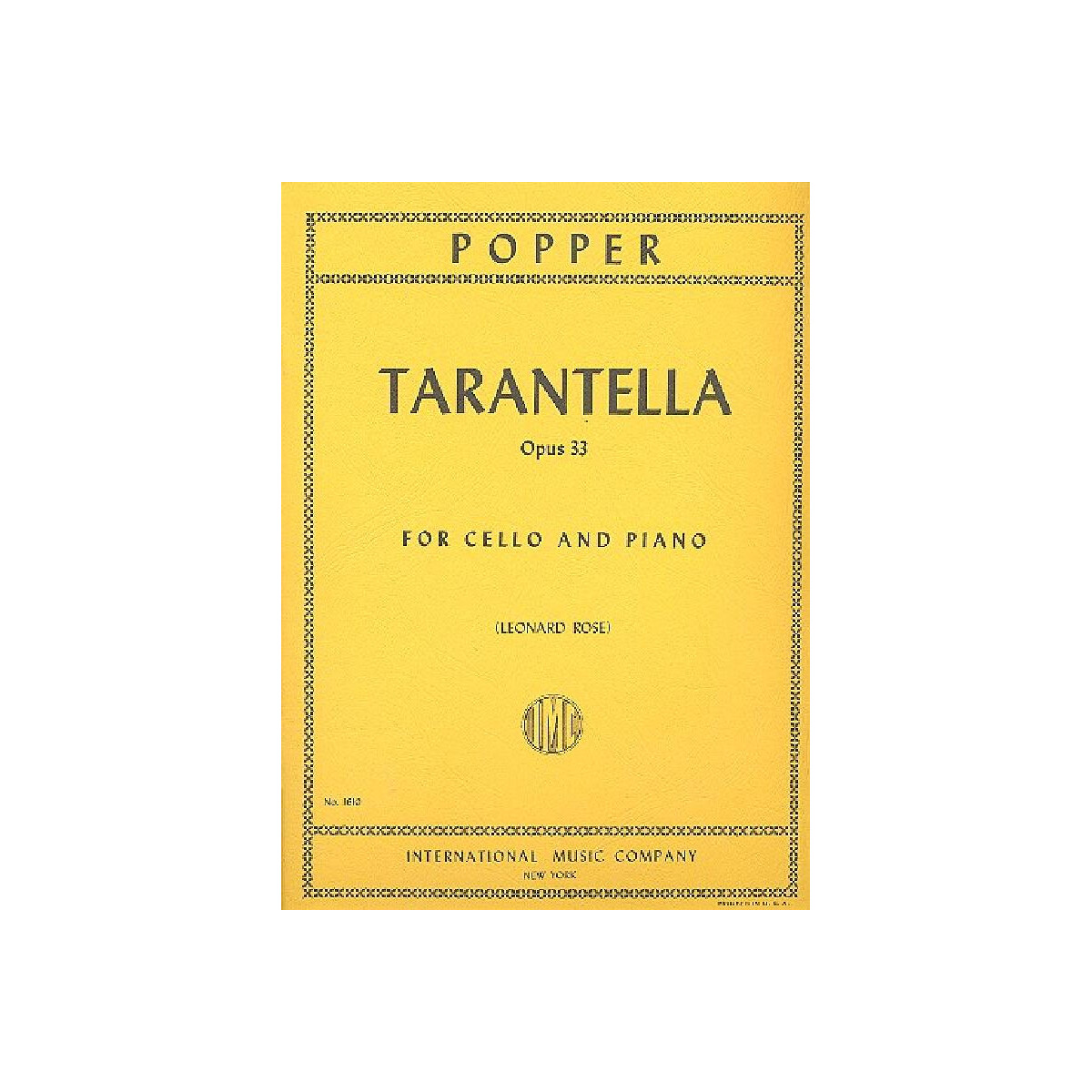 Tarantella op.33 for box