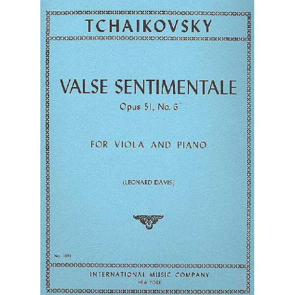 Valse sentimentale op.51,6