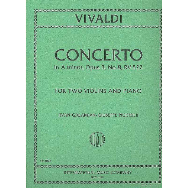 Concerto a minor op.3,8 F.1:177