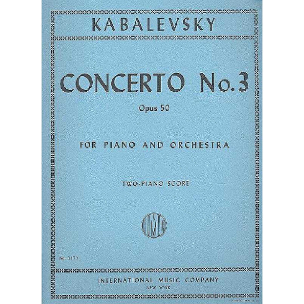 Concerto no.3 op.50 for 2 pianos 4 hands