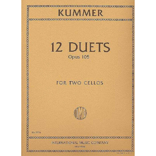 12 Duets op.105 for 2 cellos