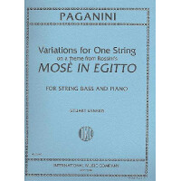 Variations for 1 string on a Theme