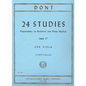 24 Studies op.37 for viola