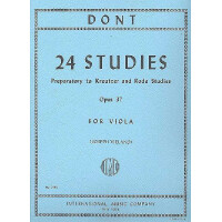 24 Studies op.37 for viola