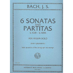 6 Sonatas and partitas BWV1001-1006