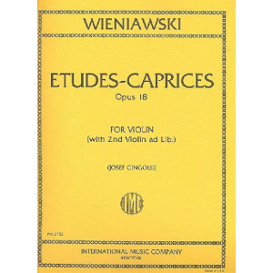 Etudes-Caprices op.18 for violin