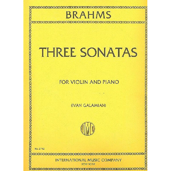 3 Sonatas op.78, op.100 and op.108