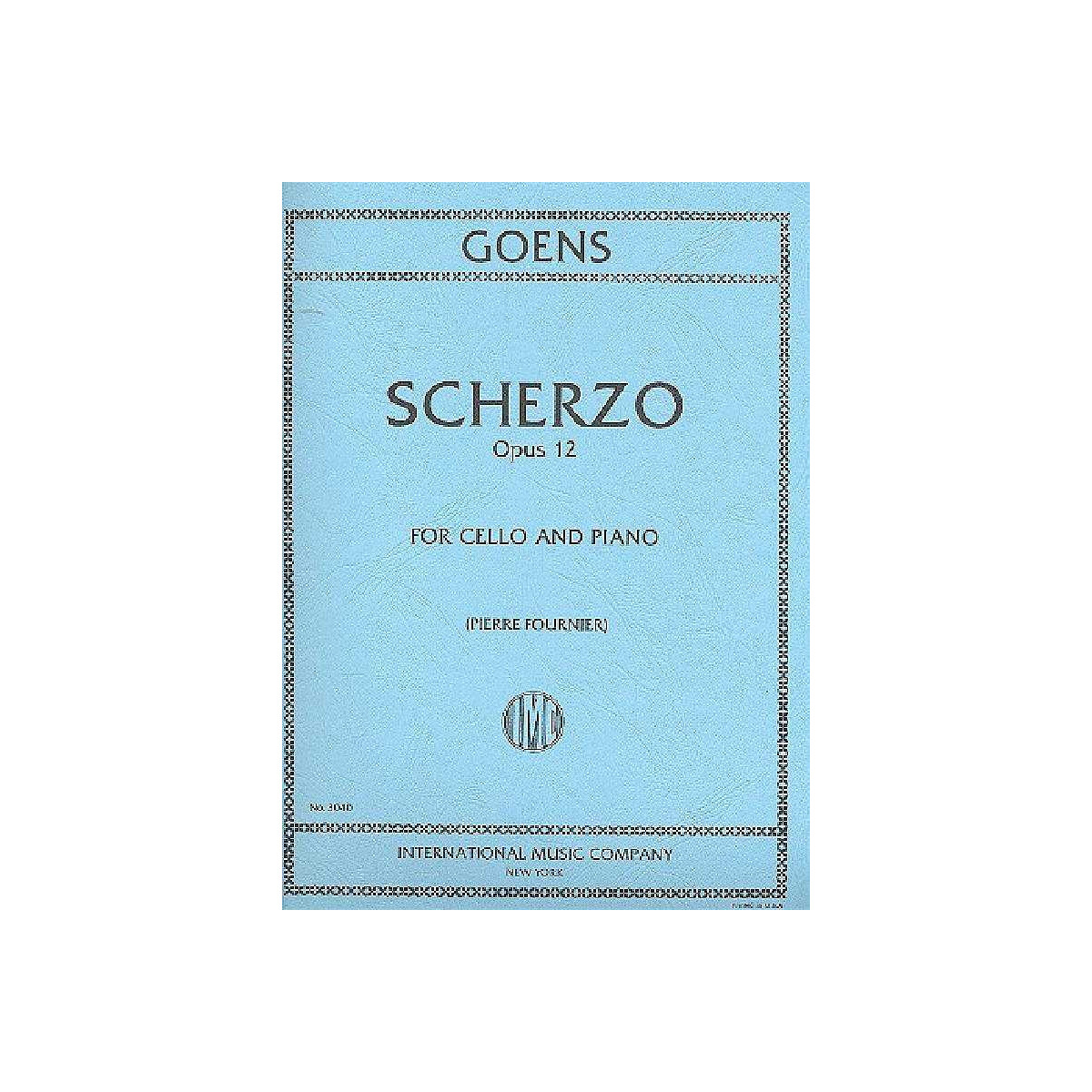 Scherzo op.12 for cello and piano box