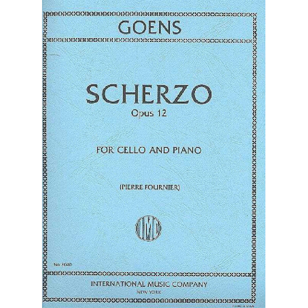 Scherzo op.12 for cello and piano