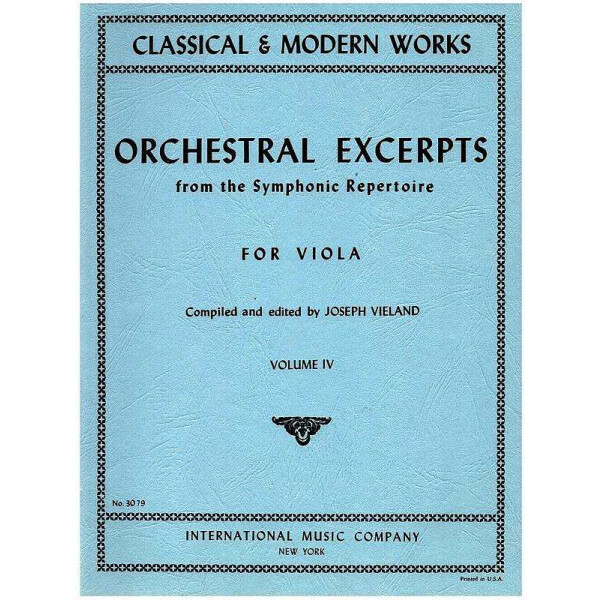 Orchestral excerpts vol.4