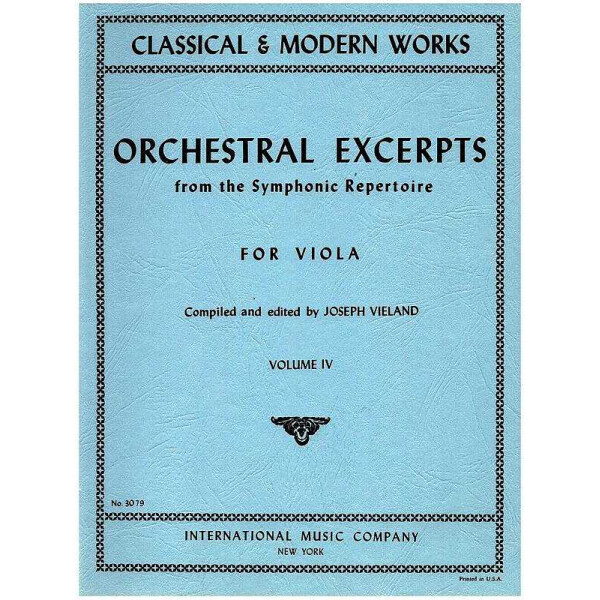 Orchestral excerpts vol.4