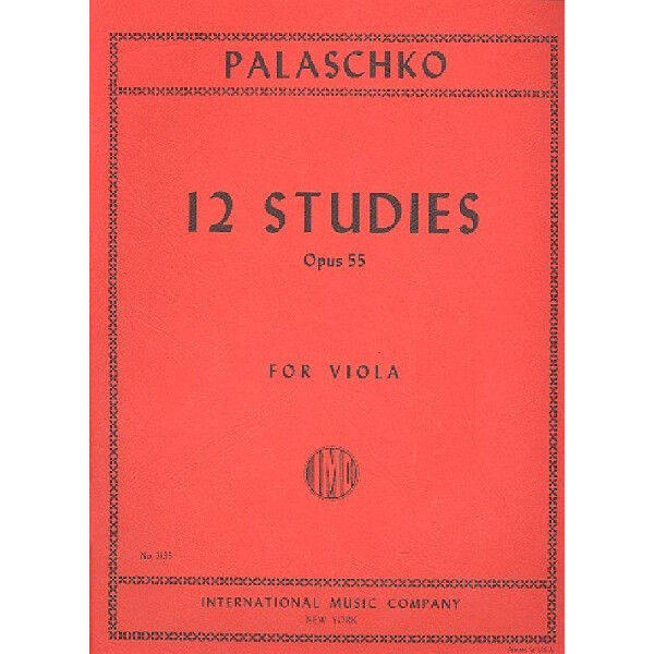 12 Studies op.55 for viola solo